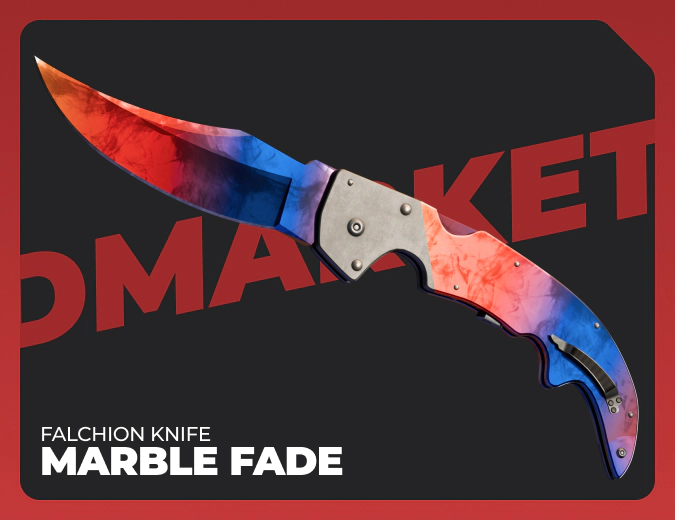 Falchion Knife Marble Fade