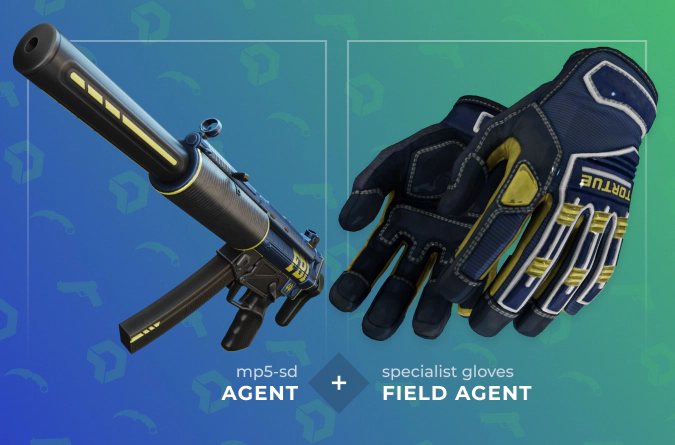 MP5-SD Agent and Specialist Gloves Field Agent