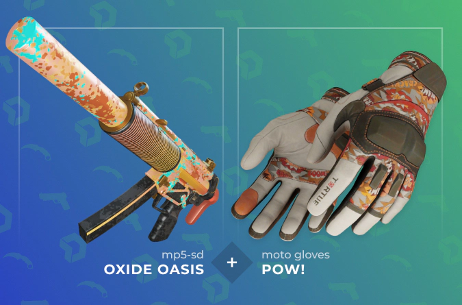 MP5-SD Oxide Oasis and Moto Gloves POW!