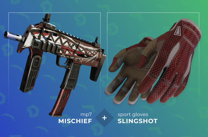 MP7 Mischief and Sport Gloves Slingshot