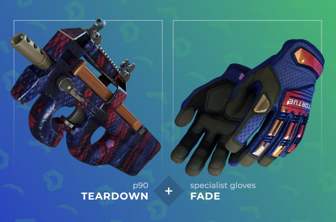 P90 Teardown and Specialist Gloves Fade