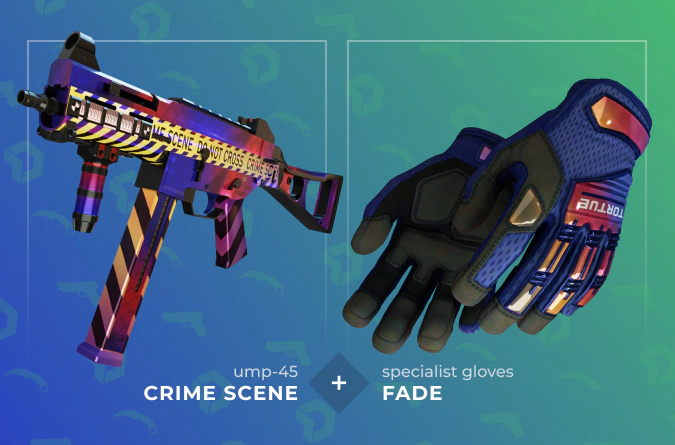 UMP-45 Crime Scene and Specialist Gloves Fade