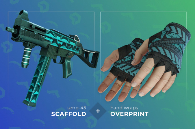 UMP-45 Scaffold and Hand Wraps Overprint