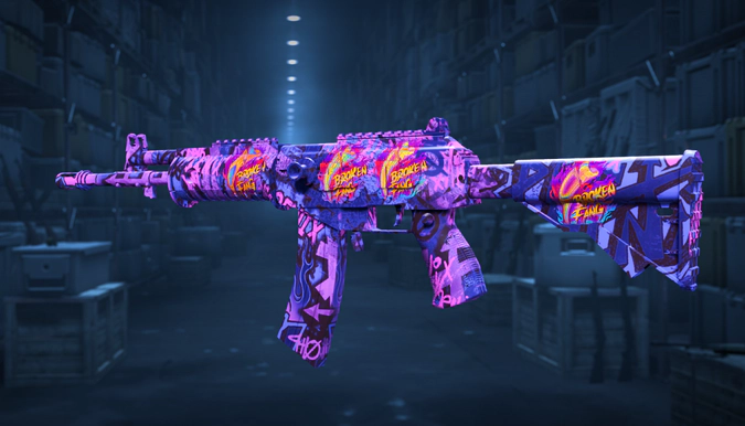 Galil AR Phoenix Blacklight + 4 stickers Broken Fang (Holo)