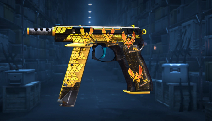 CZ75-Auto Syndicate + 4 Sticker Vitality (Holo) Stockholm 2021