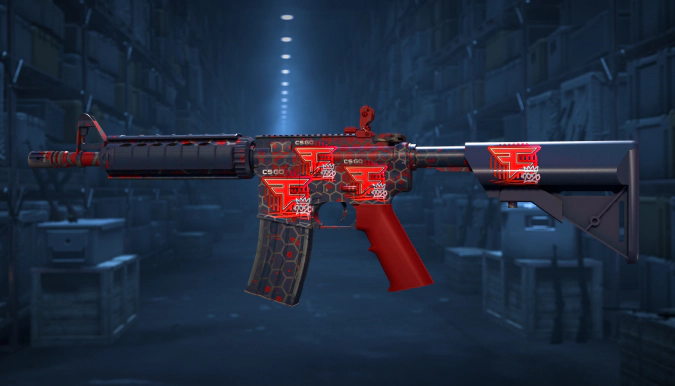 M4A4 Converter and faze stickers