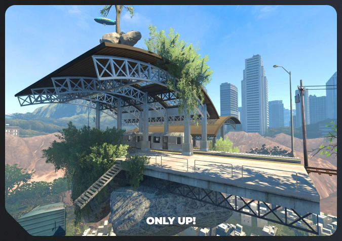 Only Up! workshop map in cs2