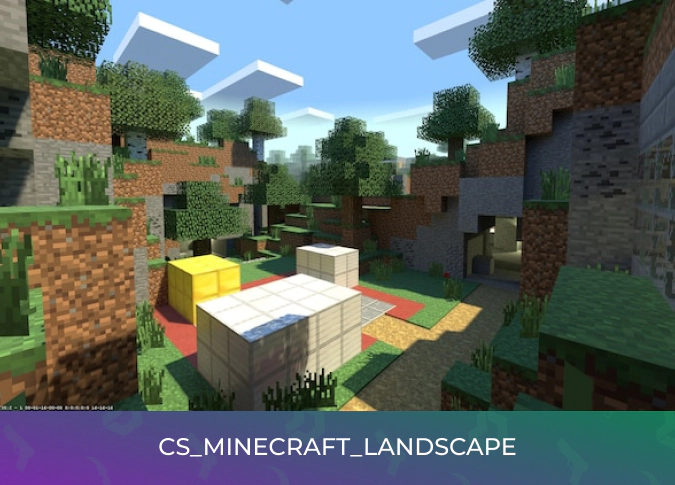 cs_minecraft_landscape map cs2