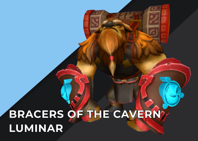 Bracers of the Cavern Luminar Dota 2