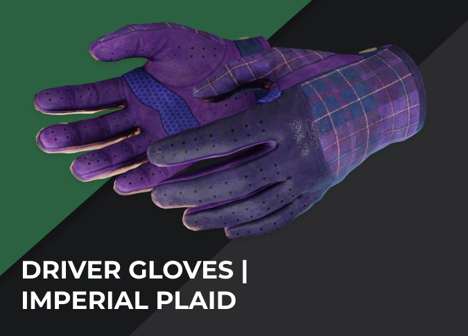 Driver Gloves Imperial Plaid