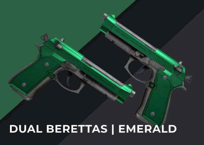 Dual Berettas Emerald