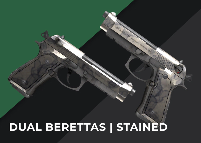 Dual Berettas Stained