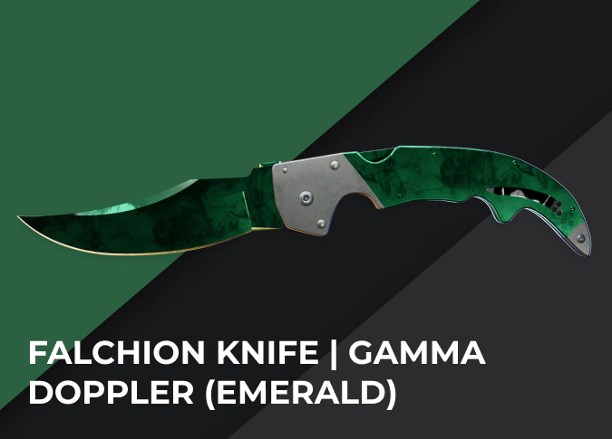 Falchion Knife Gamma Doppler (Emerald)
