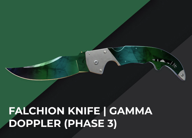 Falchion Knife Gamma Doppler (Phase 3)