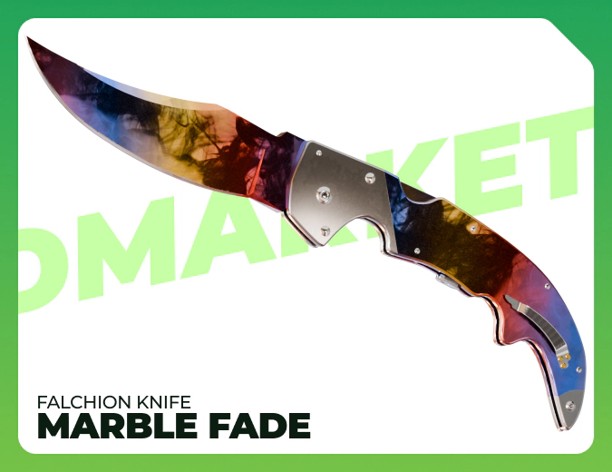 Falchion Knife Marble Fade