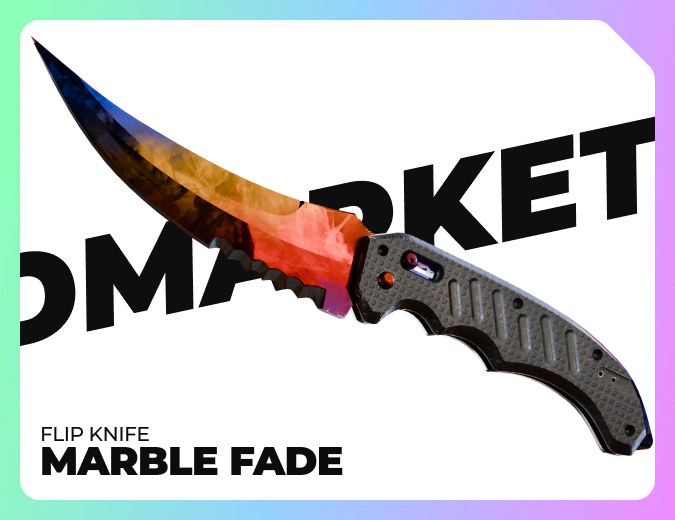 Flip Knife Marble Fade