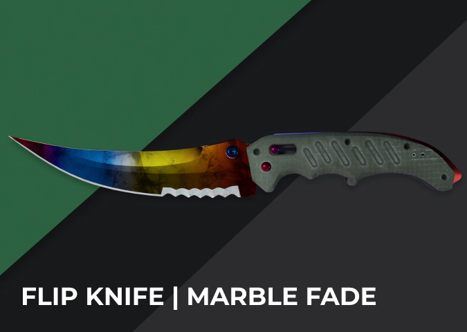 Flip Knife Marble Fade