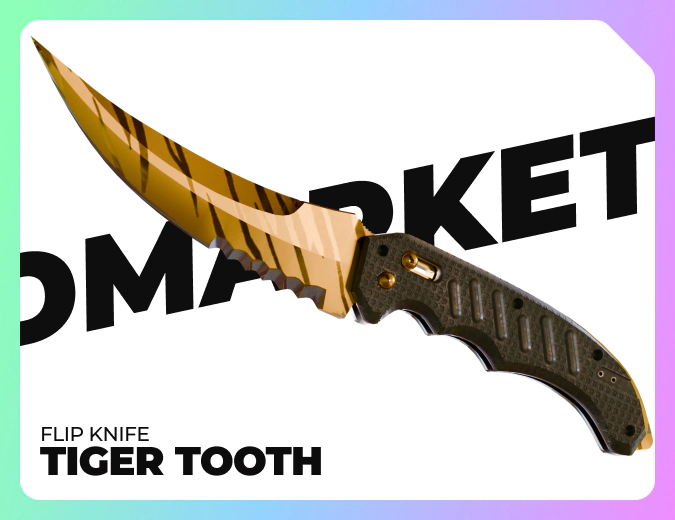 Flip Knife Tiger Tooth