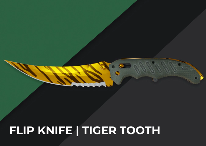 Flip Knife Tiger Tooth