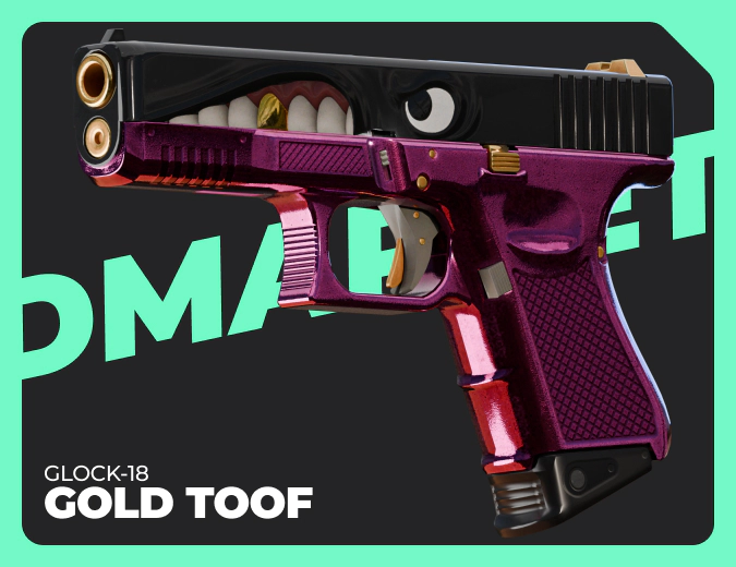 Glock-18 Gold Toof