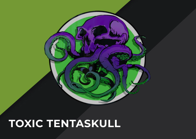 CS2 sticker Toxic Tentaskull