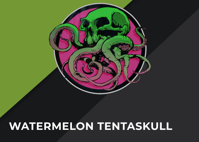 CS2 sticker Watermelon Tentaskull