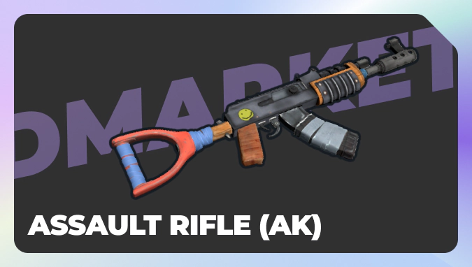 Assault Rifle (AK) in rust