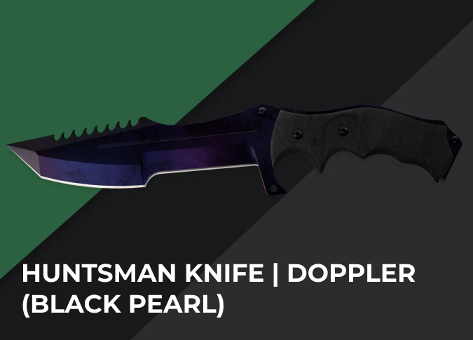 Huntsman Knife Doppler (Black Pearl)