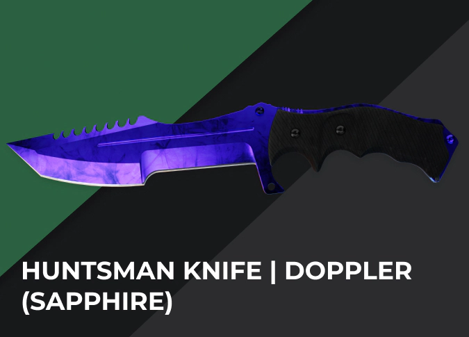 Huntsman Knife Doppler (Sapphire)