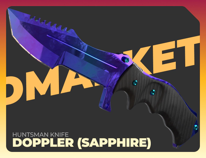 Huntsman Knife Doppler (Sapphire)