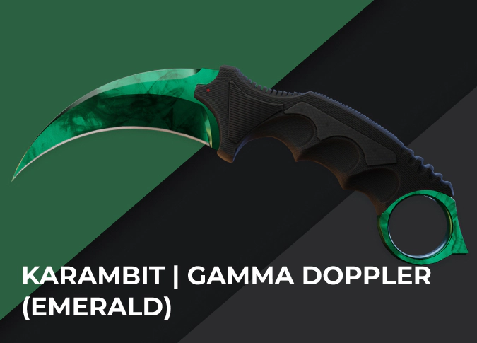 Karambit Gamma Doppler (Emerald)