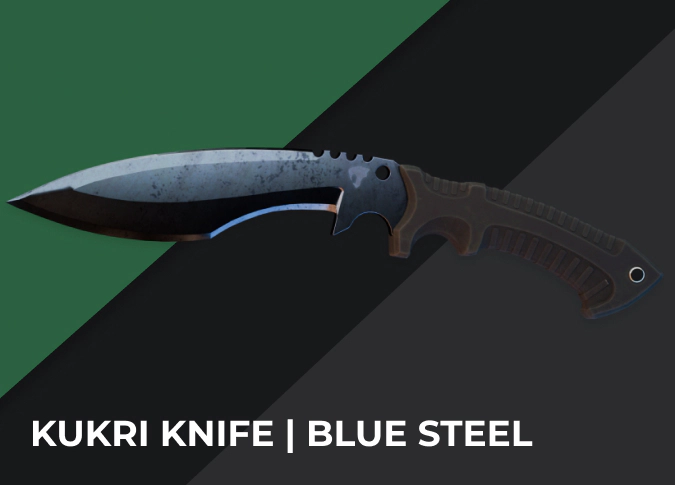 Kukri Knife Blue Steel