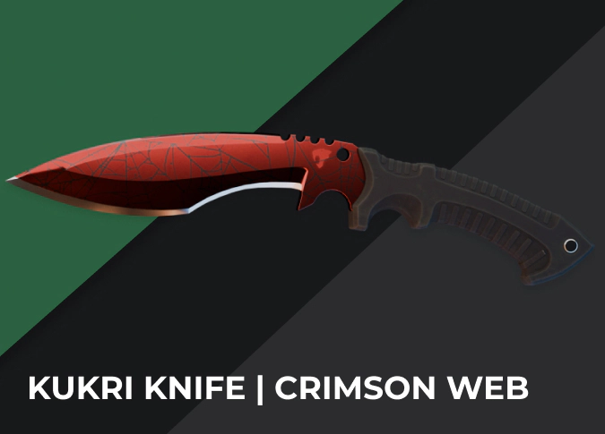 Kukri Knife Crimson Web