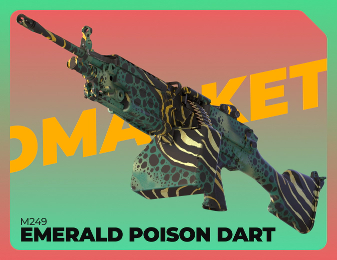 M249 Emerald Poison Dart
