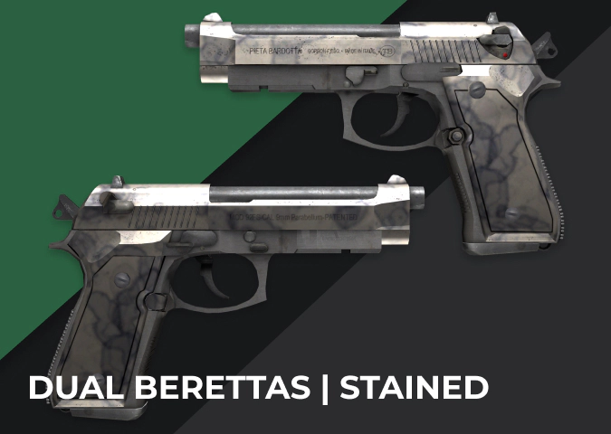 Dual Berettas Stained