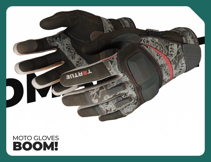 Moto Gloves Boom!
