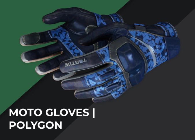 Moto Gloves Polygon