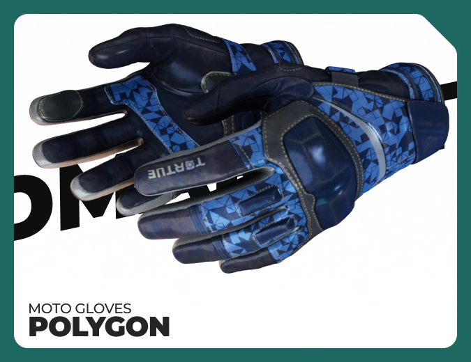 Moto Gloves Polygon