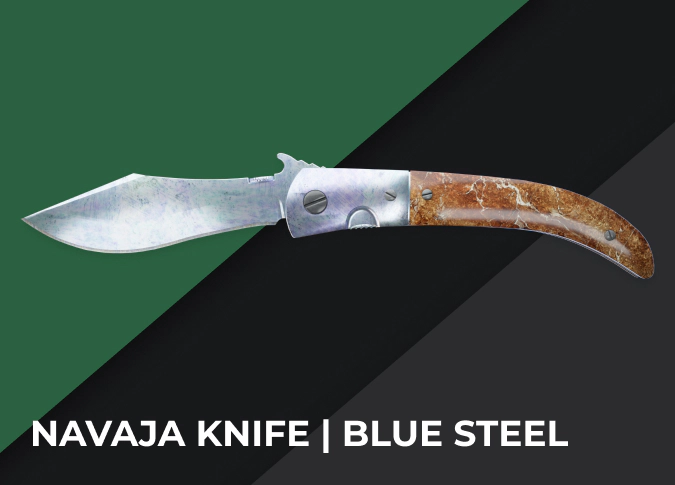 Navaja Knife Blue Steel