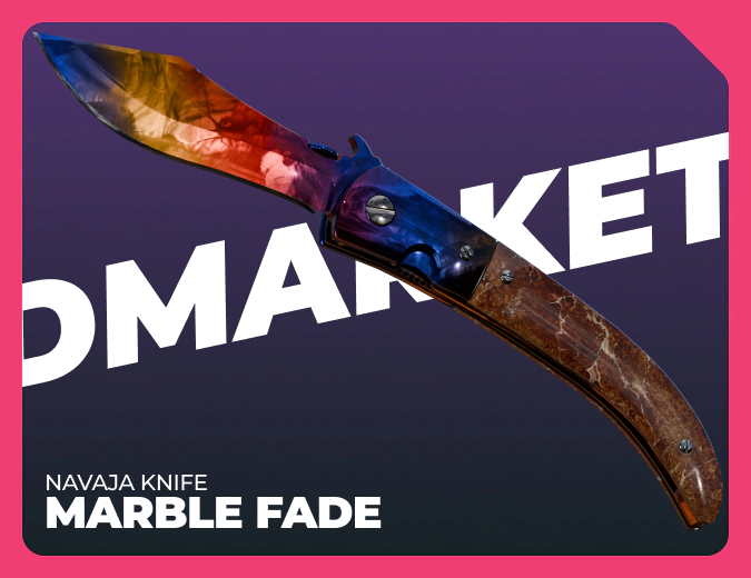 Navaja Knife Marble Fade