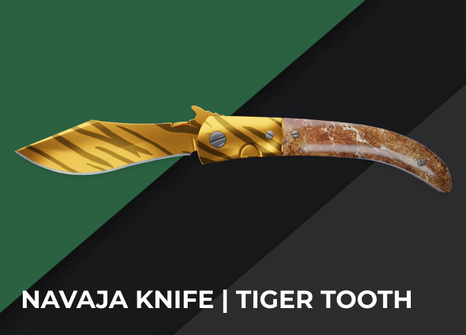 Navaja Knife Tiger Tooth