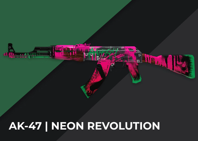 Steam Workshop::Ak-47 - Neon Revolution