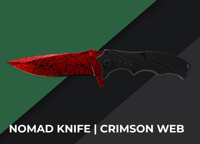 Nomad Knife Crimson Web
