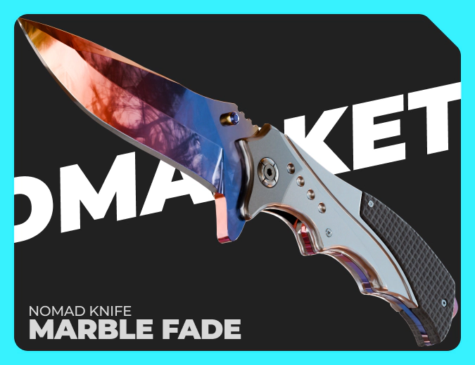 Nomad Knife Marble Fade