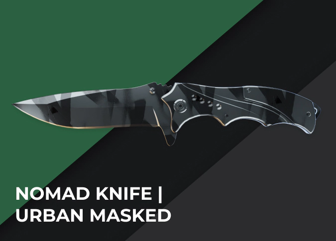 Nomad Knife Urban Masked