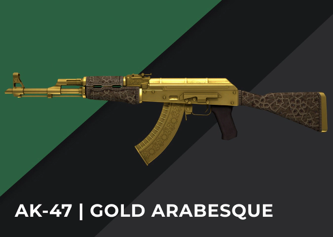 AK-47 Gold Arabesque