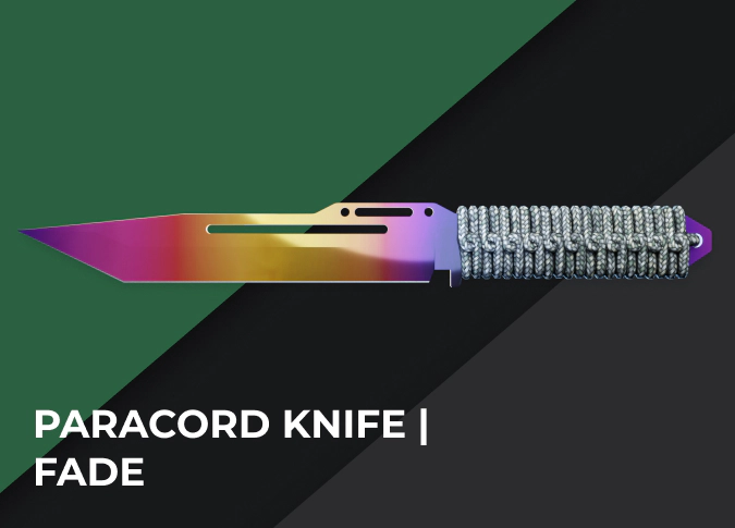 Paracord Knife Fade