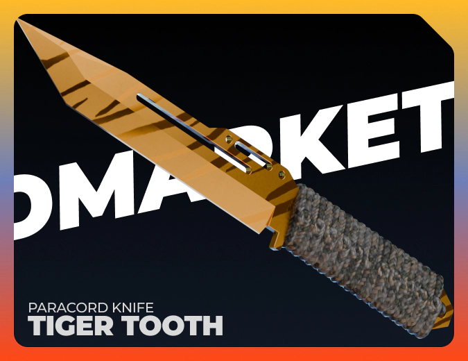 Paracord Knife Tiger Tooth