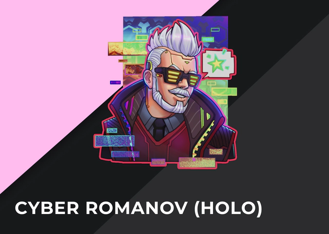 CS2 Sticker Cyber Romanov (Holo)