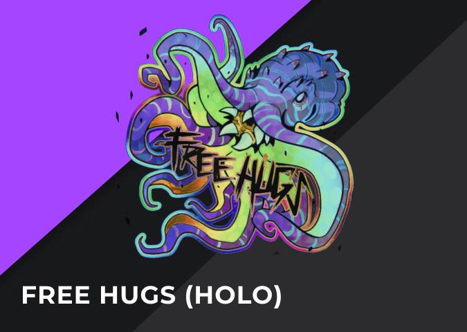 CS2 Sticker Free Hugs (Holo)